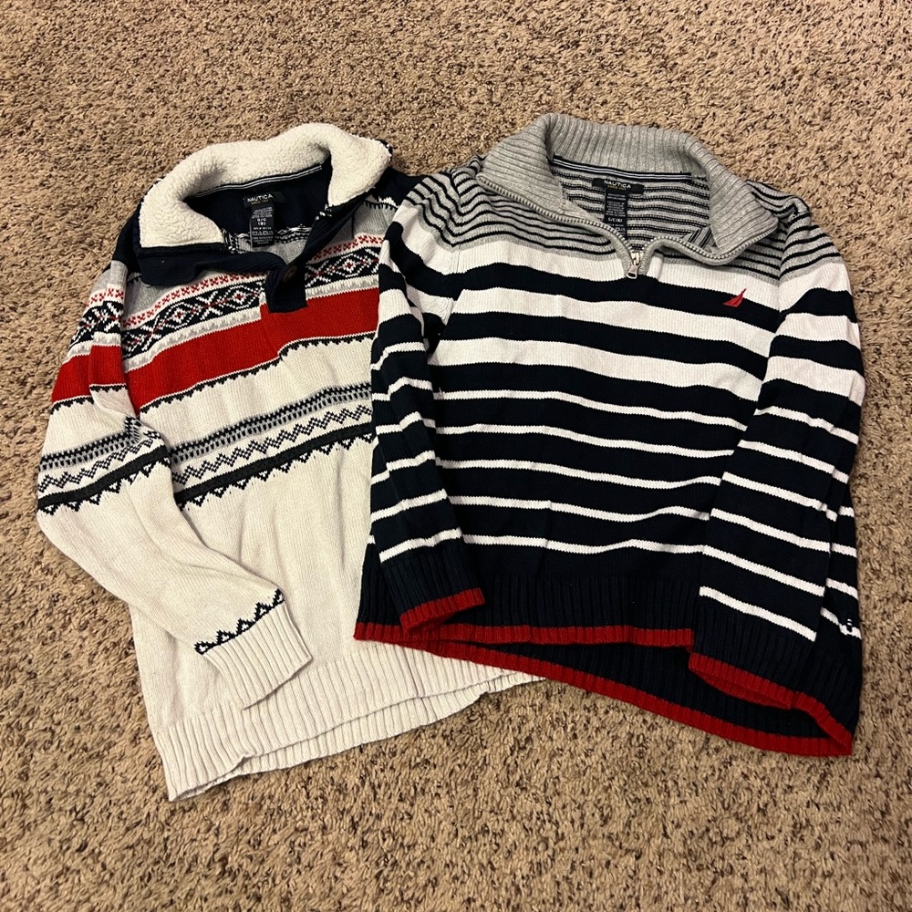 Boys Nautica Sweaters Size Small (8)